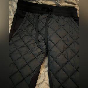 ALO High-Waist Moto Puffer Pant